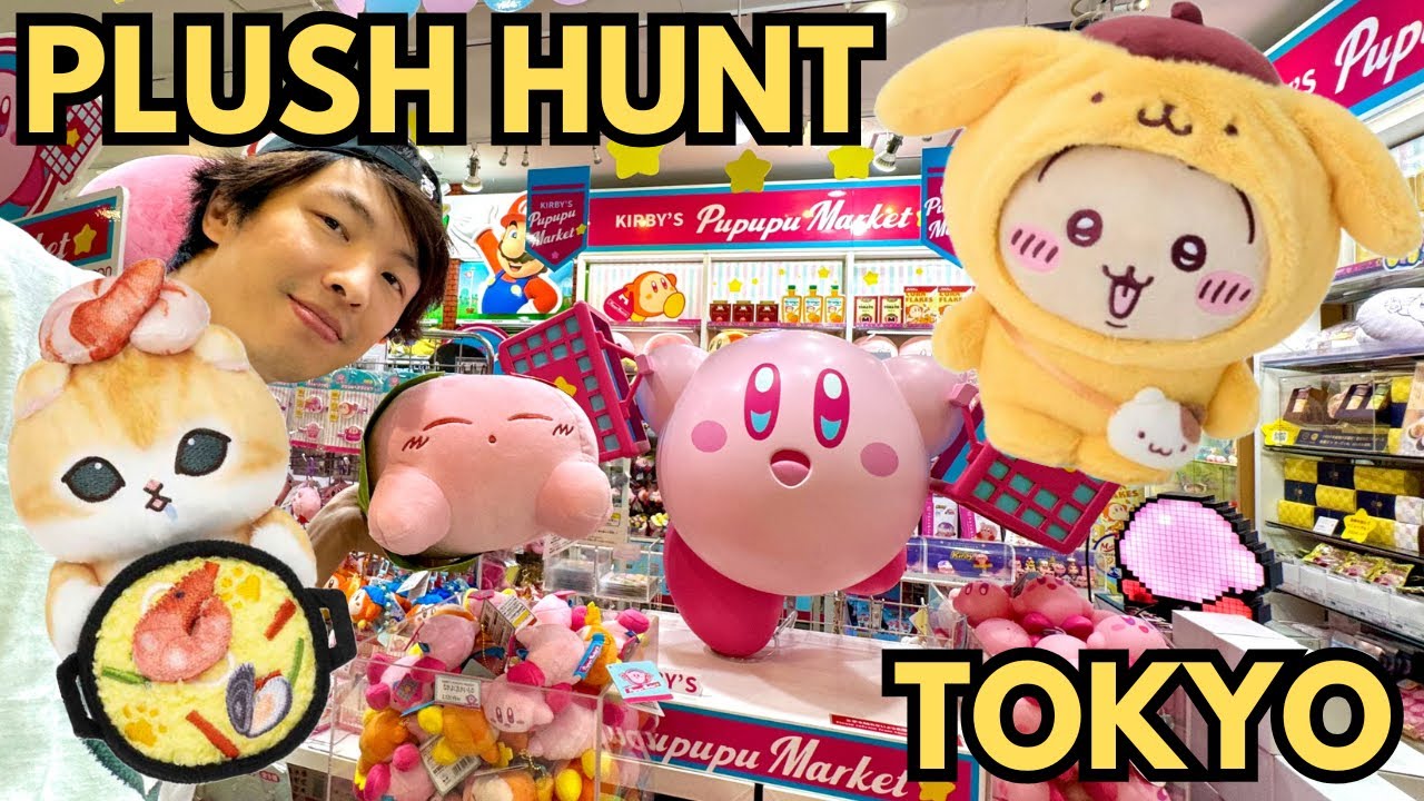 PLUSH HUNT in Tokyo! [Sanrio Chiikawa, Mofusand, Kirby etc]