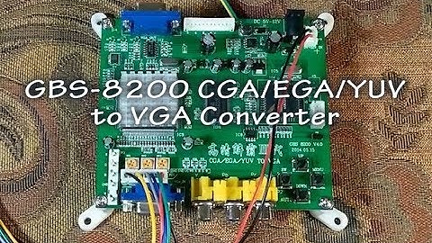 GBS-8200 Video Converter CGA/EGA/YUV/RGB TO VGA