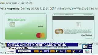 Checking on your DETR debit card status