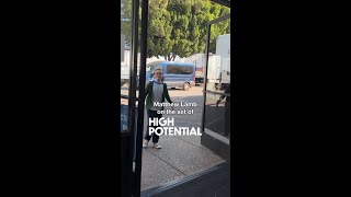Watch Matthew Lamb in action on the set of High Potential 🎬