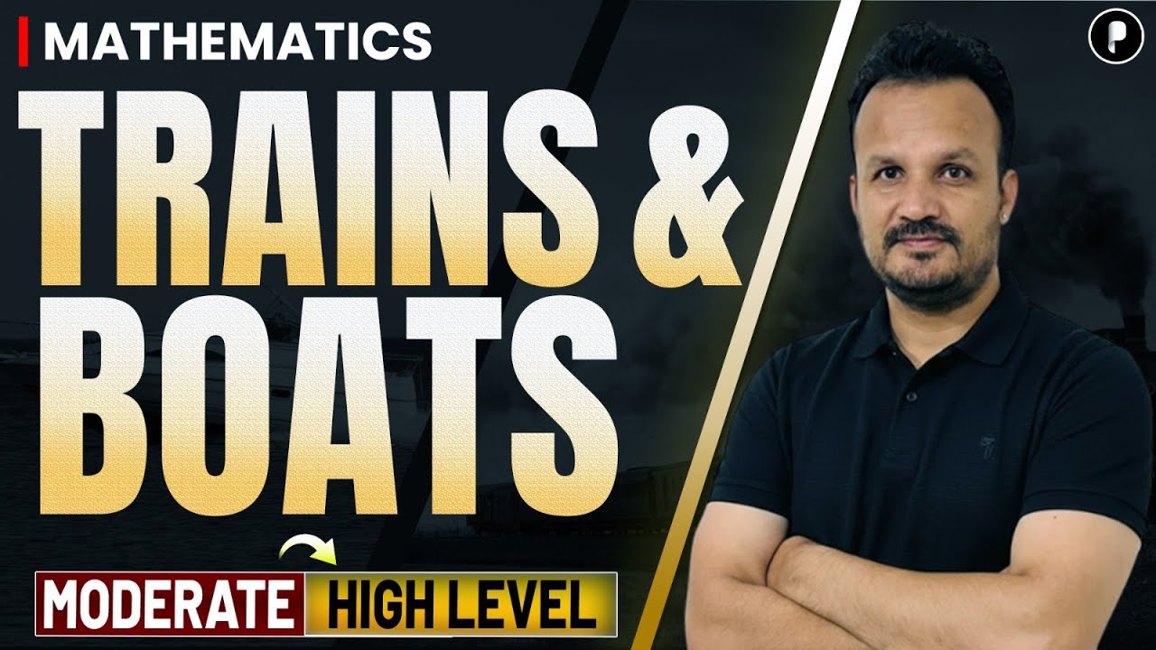 Trains & Boats | Moderate to High Level Questions | Maths for SSC, Banking & Govt Exams