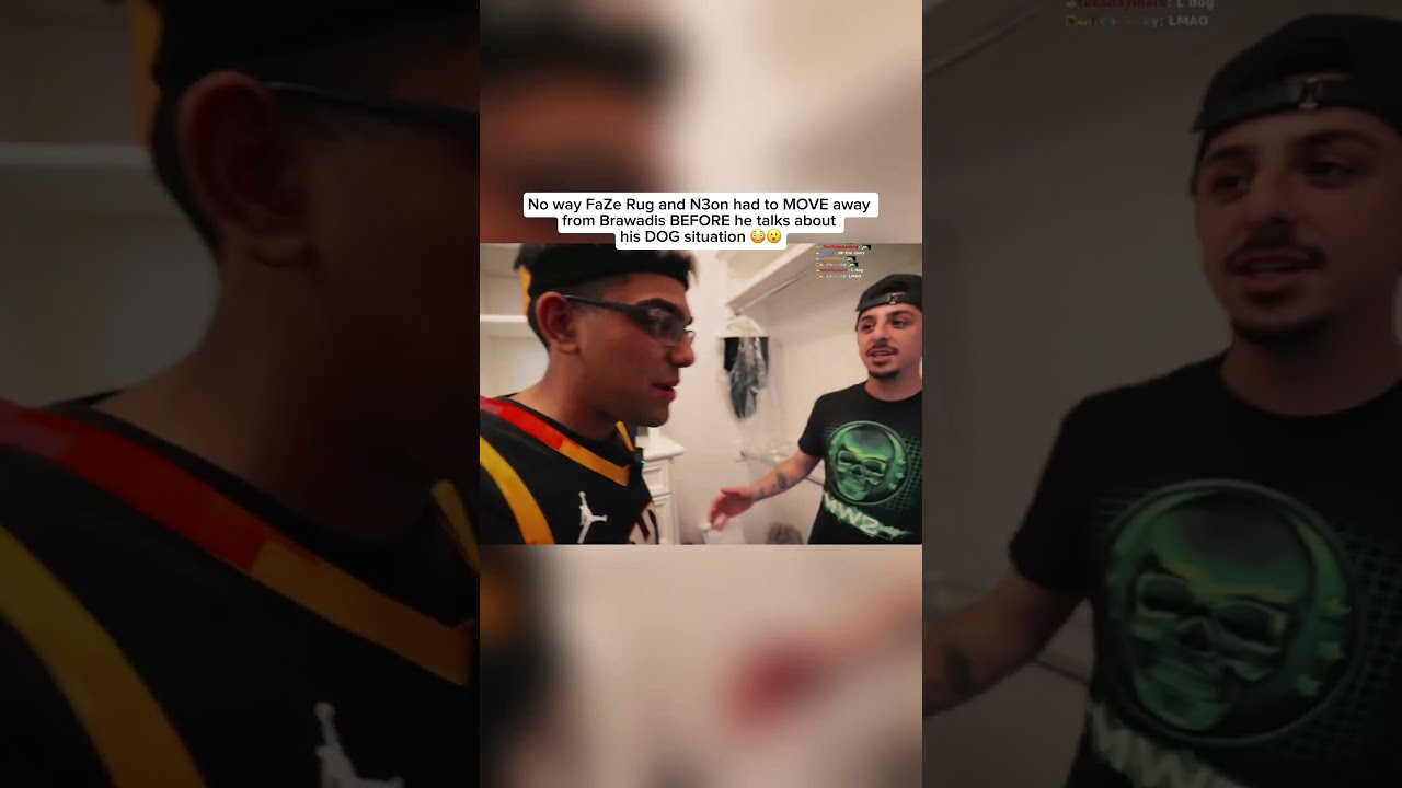 No Way FaZe Rug And N3on Had To MOVE Away From Brawadis BEFORE He Talks About His DOG Situation 