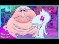 Fat guy makes a mess  oney plays animated