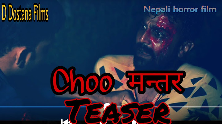 Official teaser of upcoming Nepali feature film//Choo Mantar