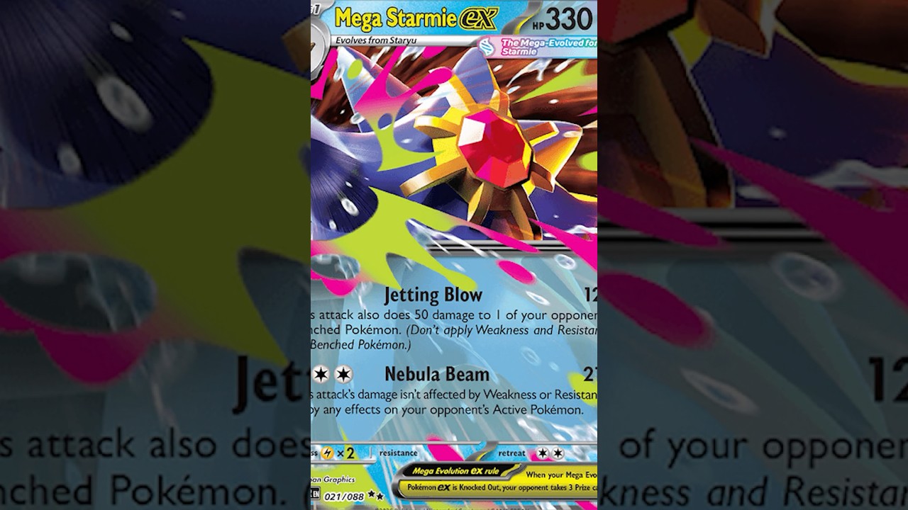 ⭐ PULLING A MEGA STARMIE EX CARD!