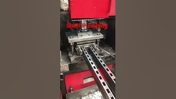 Shelf punching machine, shelf punching machine, shelf supermarket, shelf processing