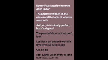 Eyes closed lyrics 🖤 #newmusic #music #song #spotify #lyrics