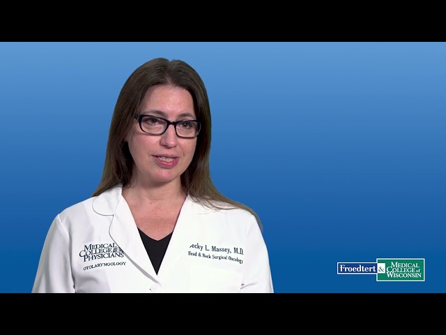 Watch What is neck tumor removal therapy? (Becky Massey, MD) on YouTube.