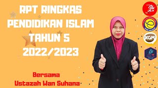 RPT RINGKAS PENDIDIKAN ISLAM TAHUN 5 2022/2023