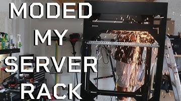 Modified my server rack! | DIY Budget Home network vlog part 1