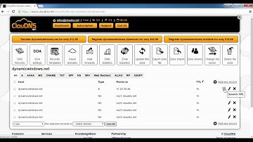 How to setup Dynamic DNS on Windows with PHP and ClouDNS