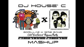 Gorillaz x 1096 Gang - Clint Eastwood Pajama Party (DJ House' C Mashup)