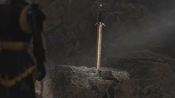 The Sword and the Stone Made with Blender