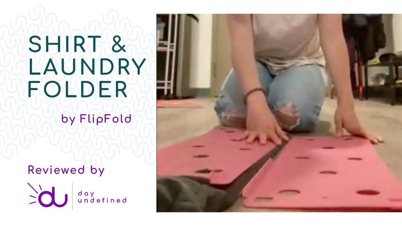 Make folding laundry easier with a FlipFold - YouTube