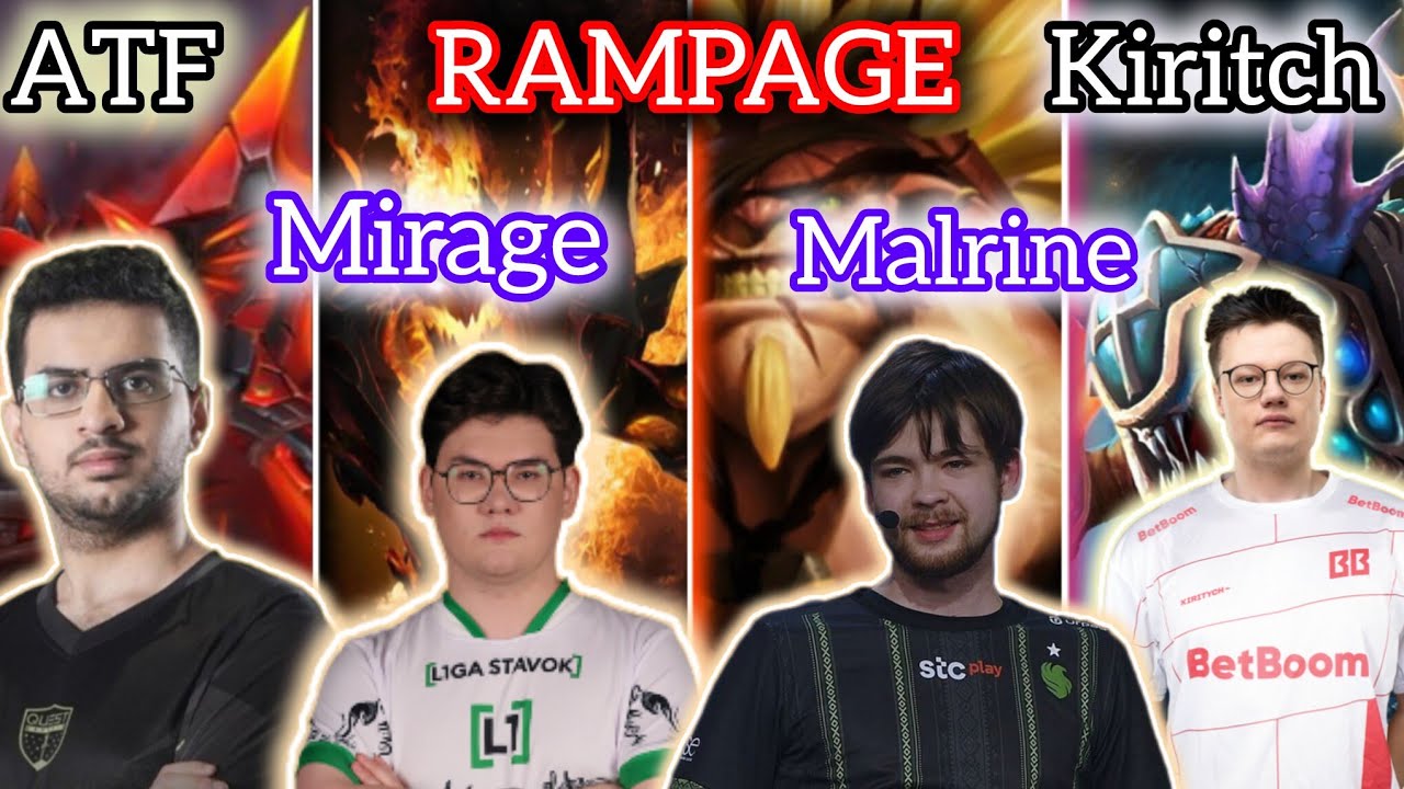 Rampage in ALL-STARS CLASH 🔥 Kiritch & Malrine vs ATF & Mirage ☠️ Carry ...