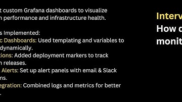 Interview Questions on  Grafana and Prometheus?