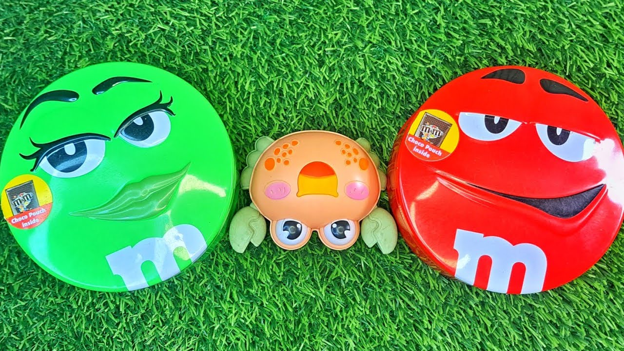 Satisfying Video | Unpacking 2 M&M'S Red Boxes with Candy ASMR