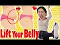 Lift Sagging Lower Belly & Lose Hanging Fat with Dance / No Jumping / Beginner Friendly