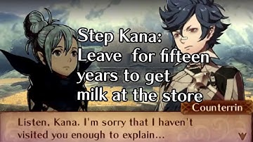 Conquest Step Kana:  Leave for fifteen years to get milk at the store