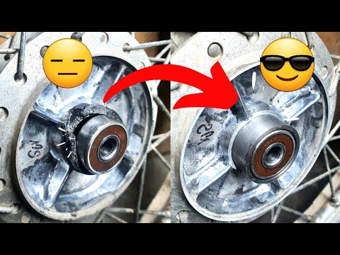 How To Repair Broken Motorcycle Wheel Hub | Amazing idea | Productive ...