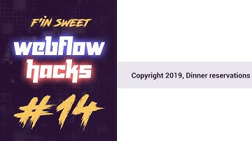 #14 - Automatically show current year in footer with span and js