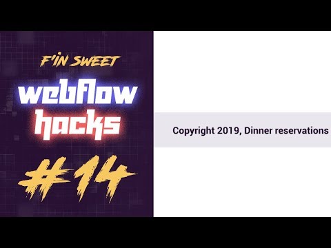 #14 - Automatically show current year in footer with span and js