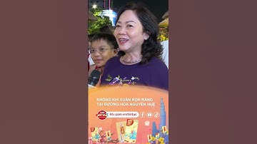 KHÔNG KHÍ XUÂN RỘN RÀNG TẠI ĐƯỜNG HOA NGUYỄN HUỆ