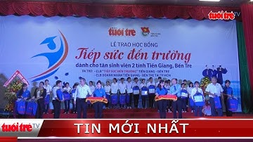 Tân sinh viên Tiền Giang, Bến Tre nhận học bổng “tiếp sức đến trường”