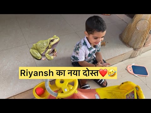 Riyansh ने मेंढक को गाड़ी में घुमाया🤣 Vlog