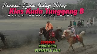 4 Suropati Kuda Muda Bermental Baja ||  Pacuan Kuda LEDUG TRETES 2022 Klas Perkutut B
