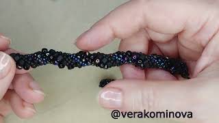 DIY. Браслет из бисера &quot;Тайны космоса&quot;  Мастер-класс. Tutorial beaded dracelet