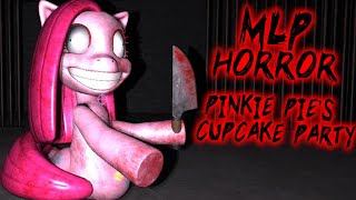 PINKIE PIES CUPCAKE PARTY - Secret Glitch Ending?! (My Little Pony 3D Horror Game)