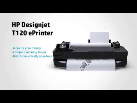 HP T120 Printer - YouTube