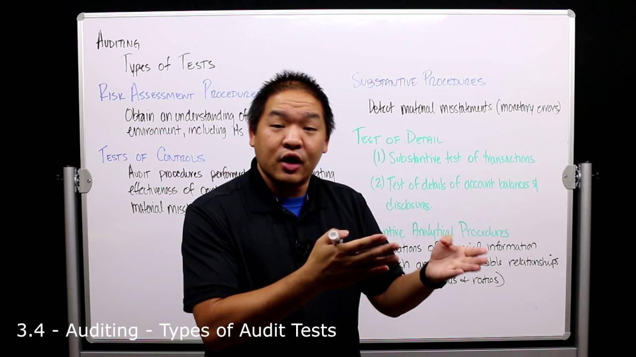 3 4 Auditing Types Of Audit Tests Youtube