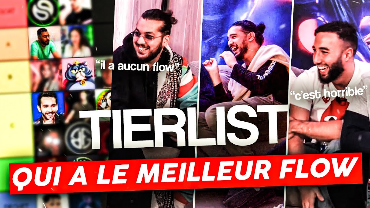 TIERLIST : ON JUGE LE FLOW DES STREAMEURS (FT. BILLY, ZWAVE, JL TOMY, ETC)