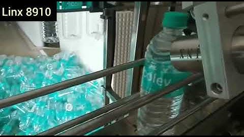 Linx 8910 Continuous Inkjet Printers - Coding on Pet Bottles