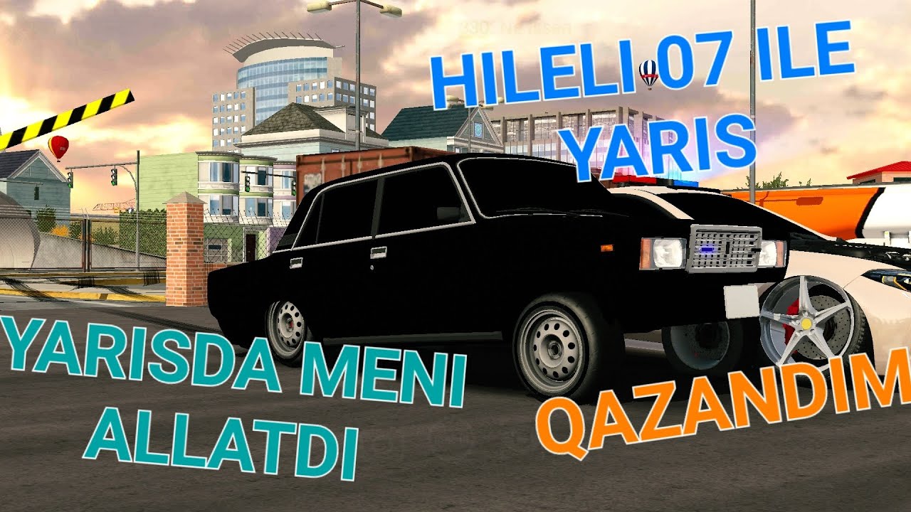 CAR PARKING😃HIZ HILELI 2107 ILE YARISDIM🧐AMERIKAN TIRIM QAZANDI😲😲😎😎