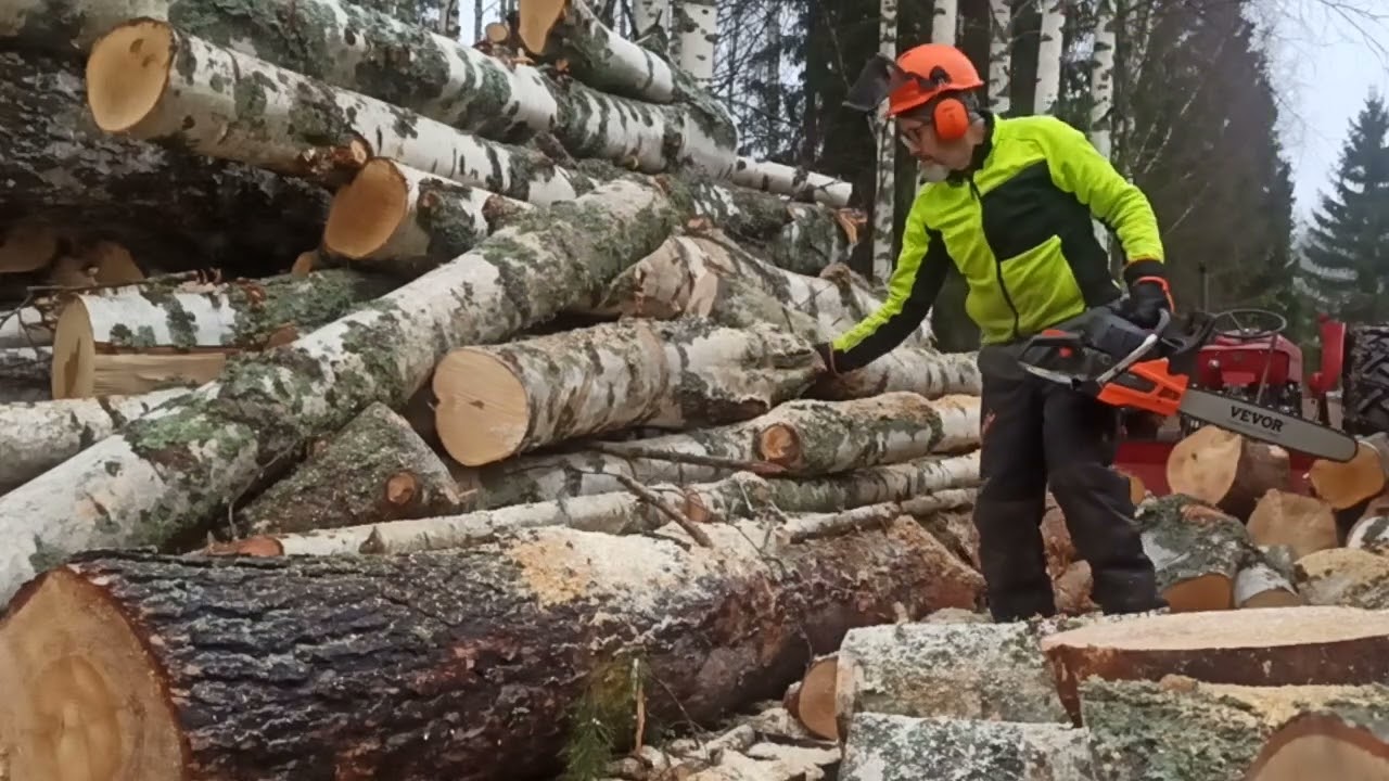 Savotan alottelua, Miten Vevor moottorisaha vetää
