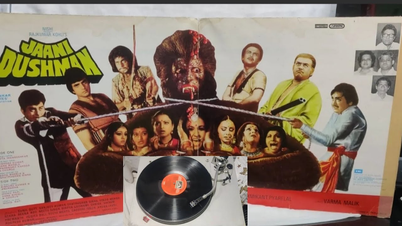 Tare Haaton Mein Mohd Rafi Asha Bhosle From Jaani Dushman Playing On Vinyl   music