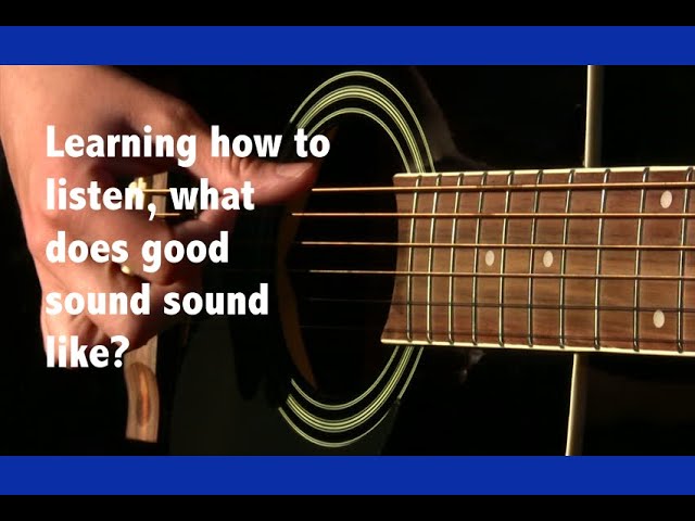 What does good sound sound like?