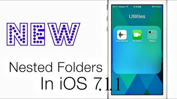 How To Get Nest Folders| Folder Into Folder| IOS 7.1.1/7.1/7.0 GLITCH IPHONE/IPOD/IPAD