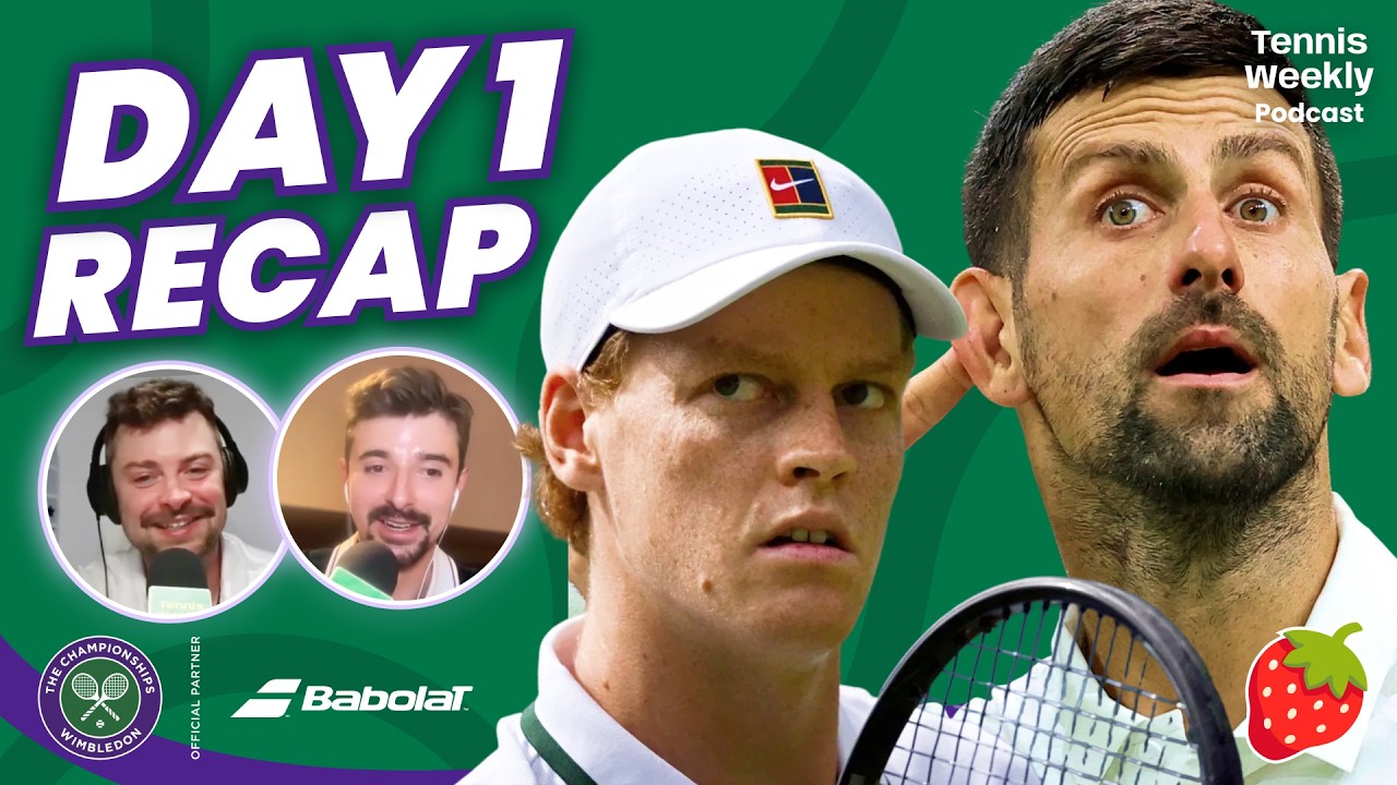 Sinner SURVIVES in 5, Djokovic TESTED on Day 1 + Gauff's FIRST grass win since 2024 | Wimbledon 2026