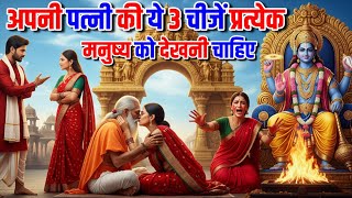 श्री कृष्ण कहते हैं - अपनी पत्नी की ये तीन गुप्त चीज़ें प्रत्येक मनुष्य को अवश्य देखनी चाहिए 