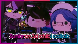 Sunbros 3D model VR chat COLLAB [stream highlights] - Doppio, Hex, Ver Nijisanji EN