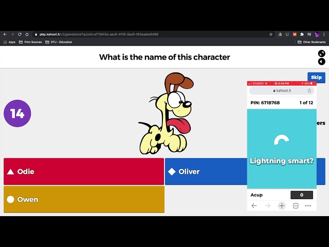 Using Kahoot in the Virtual Classroom