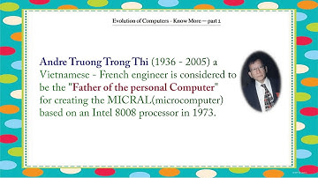 Evolution of Computers -  Know More -  part 1