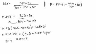 Bond Equivalent Yield - Example 2