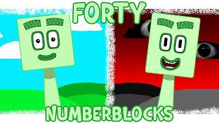 My Sprunki OC: Forty (from Numberblocks)