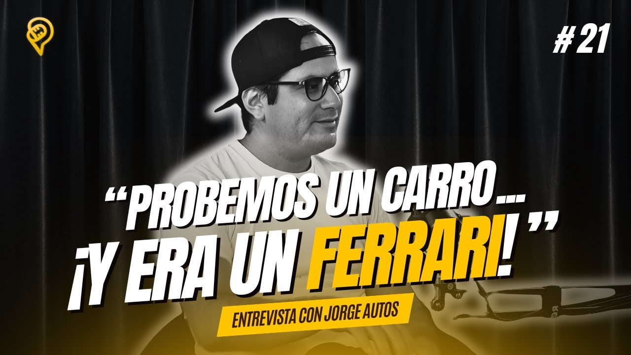 Jorge Matute, creador de contenido especializado en autos de lujo, en el podcast Círculo de Poder