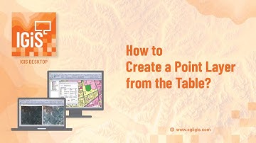 Create Point Layer from Table - Using IGiS